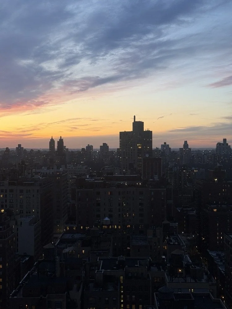 City skyline at night